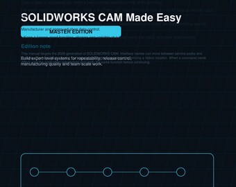 SOLIDWORKS CAM Made Easy Master Guide | Design Training | Step by Step 2026 Digital Manual | Powered by Jefre