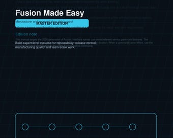 Fusion Made Easy Master Guide | CAD CAM Training | Step by Step 2026 Digital Manual | Powered by Jefre