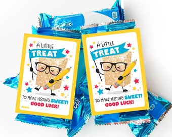 Test Motivation Treat Tag, Testing Treats, Treat Tags, State Testing ...