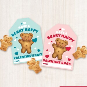 Kinderen Valentijnsdag voor school Kinderen Valentijnskaarten Teddybeer Grahams Classroom Valentijnskaartjes Afdrukbare Valentijnsdag Kindercadeaus voor studenten