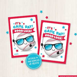 Printable Baseball Game Day Snacks Tag Team Treats Tag Good Luck Gift Tag Softball Little League Tournament Tee Ball Sunflower Seeds Coach