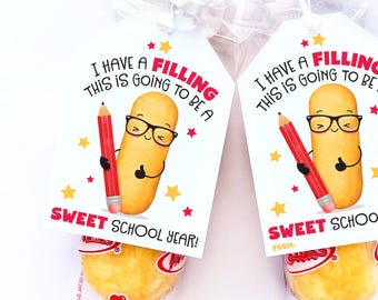 登校初日のお菓子タグ、スナックケーキ、先生との面会ナイト、オープンハウスの記念品、生徒へのプレゼント、新学期のPTOクラスメートへのお菓子