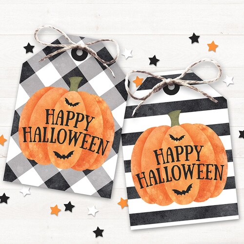 Printable Happy Halloween Sign Farmhouse Halloween Sign Etsy