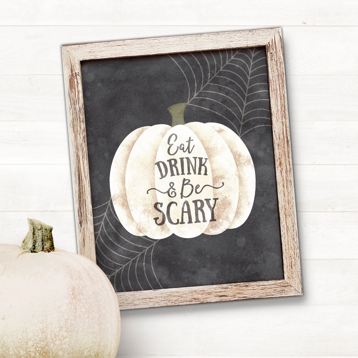 PRINTABLE Eat Drink and Be Scary Halloween Party Decorations | Etsy