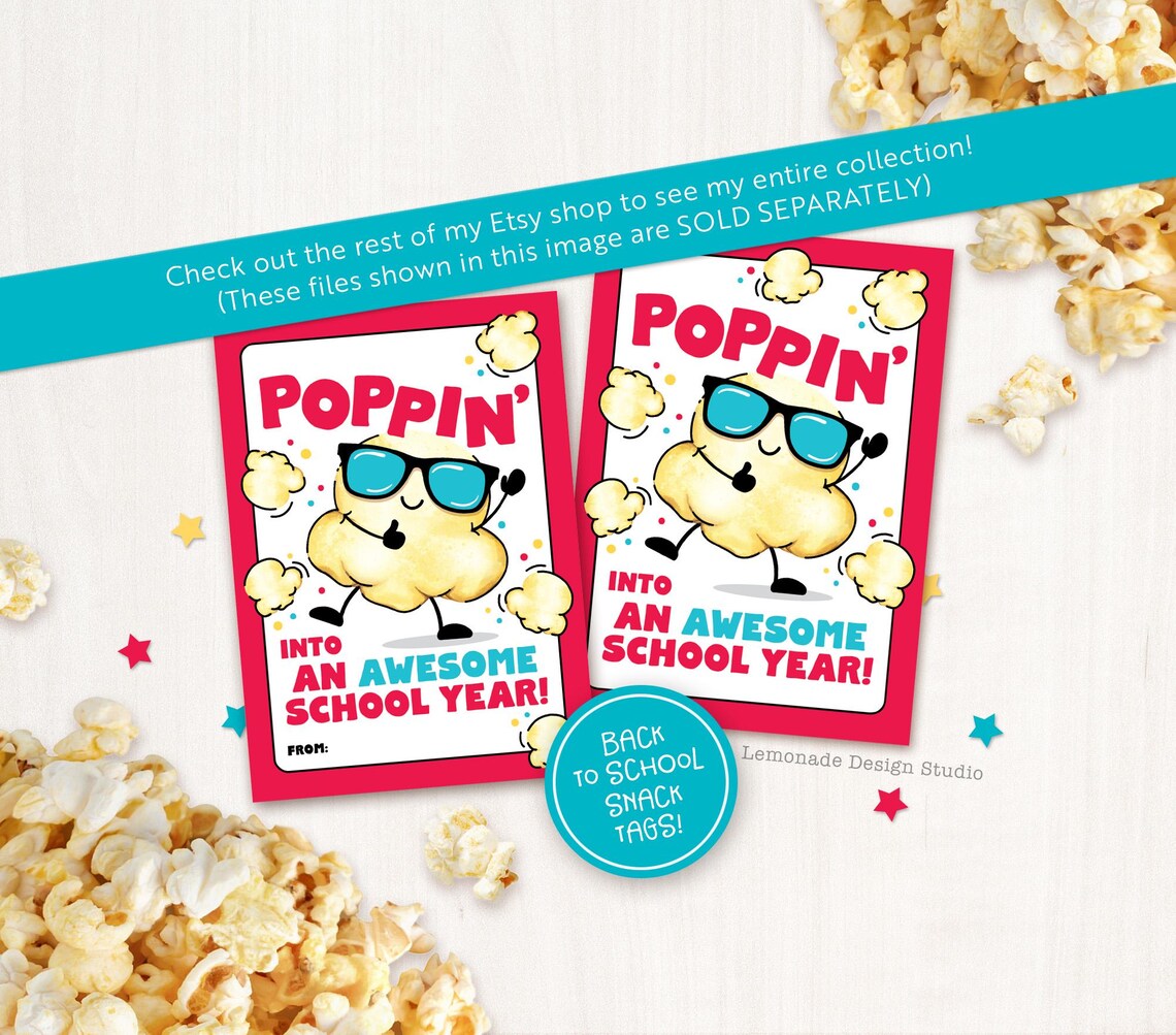 Printable Back to School Snack Mix Tags Classroom Treat Tag Pretzel Mix ...