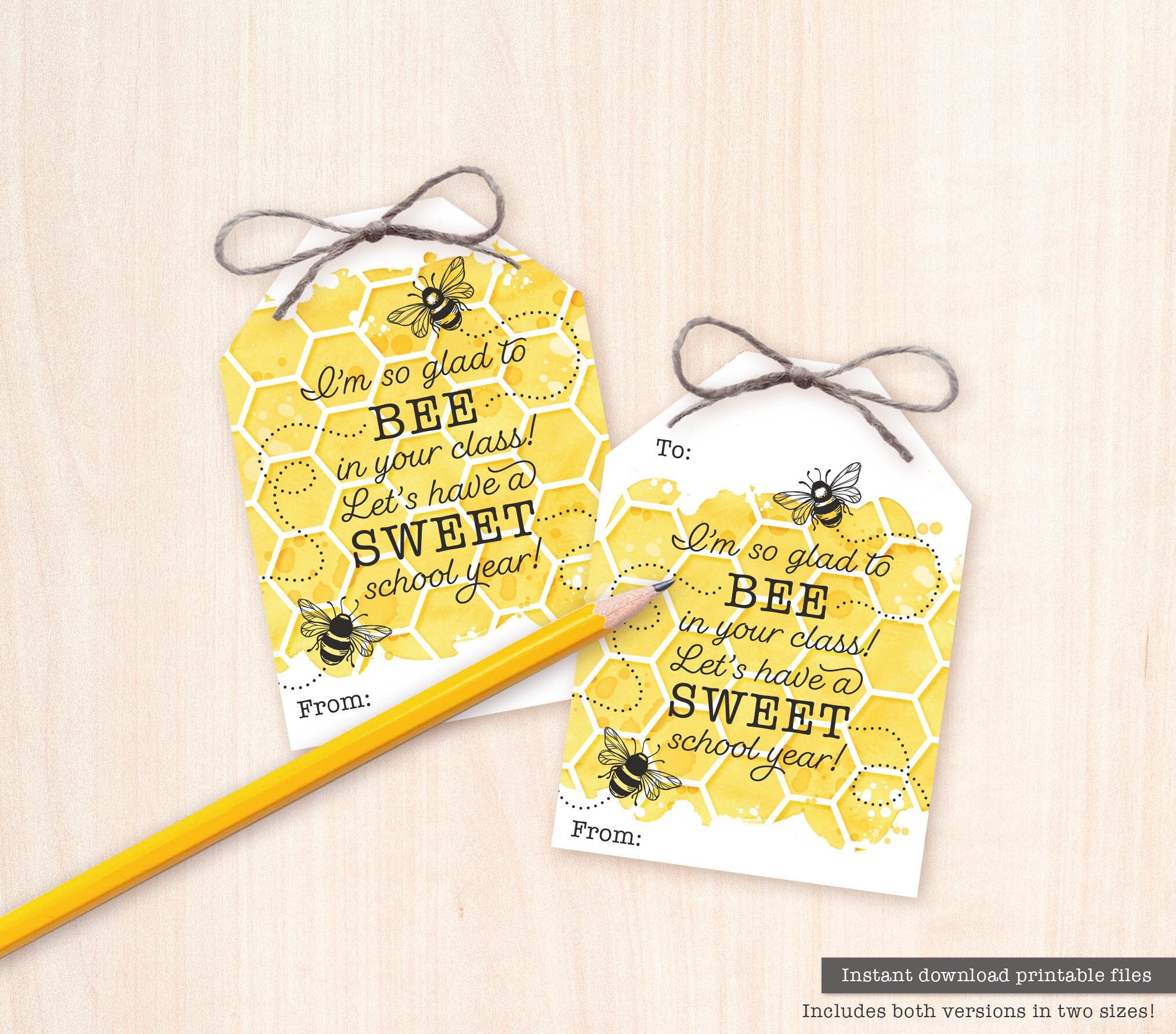 Bee-themed Teacher Valentine's Gift - Mom Endeavors