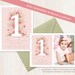 Printable First Birthday Invitation Girl Birthday Invite - Etsy