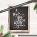 Printable Holiday Sign Chalkboard Christmas Decor Printable - Etsy