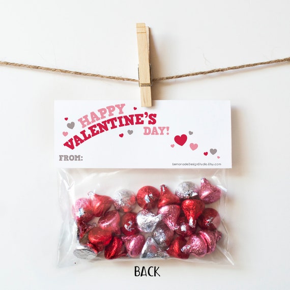 San Valentino STAMPABILE per bambini, Topper per sacchetti di San Valentino  stampabili Biglietti di San Valentino