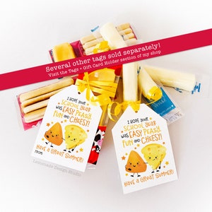 Printable Last Day of School Snack Tag Classroom Treat Tag Chip Hooray ...