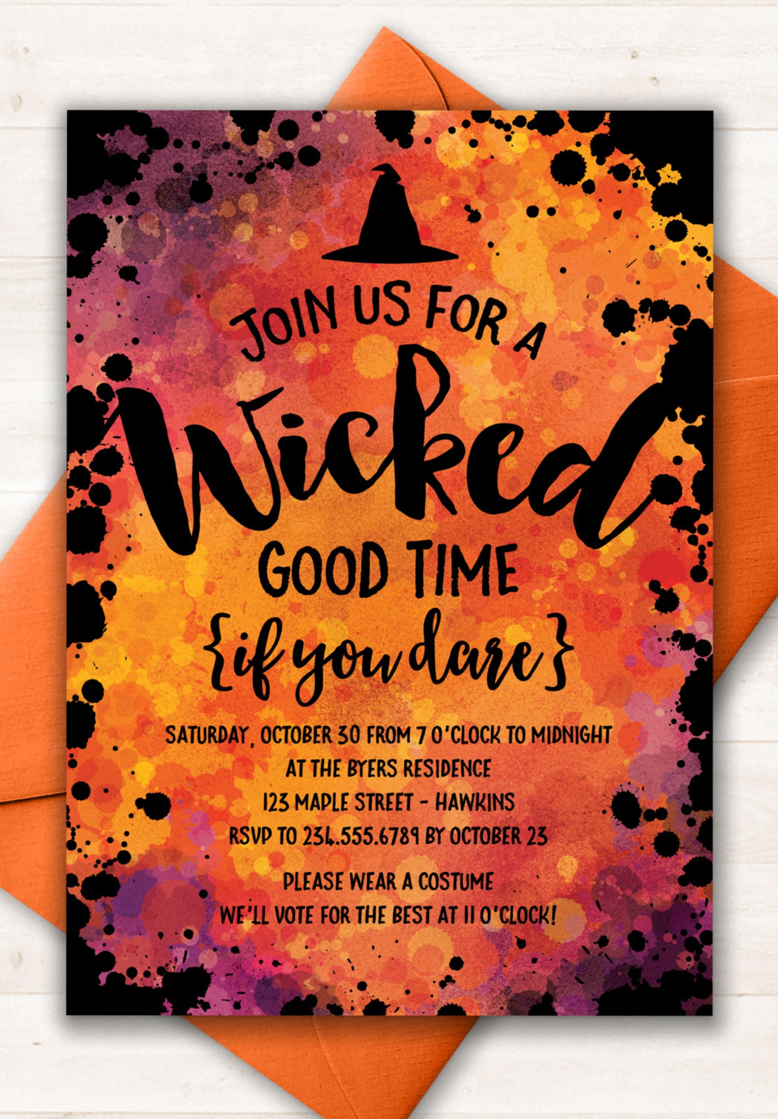 Halloween Invitation Examples Halloween Invitation Examples