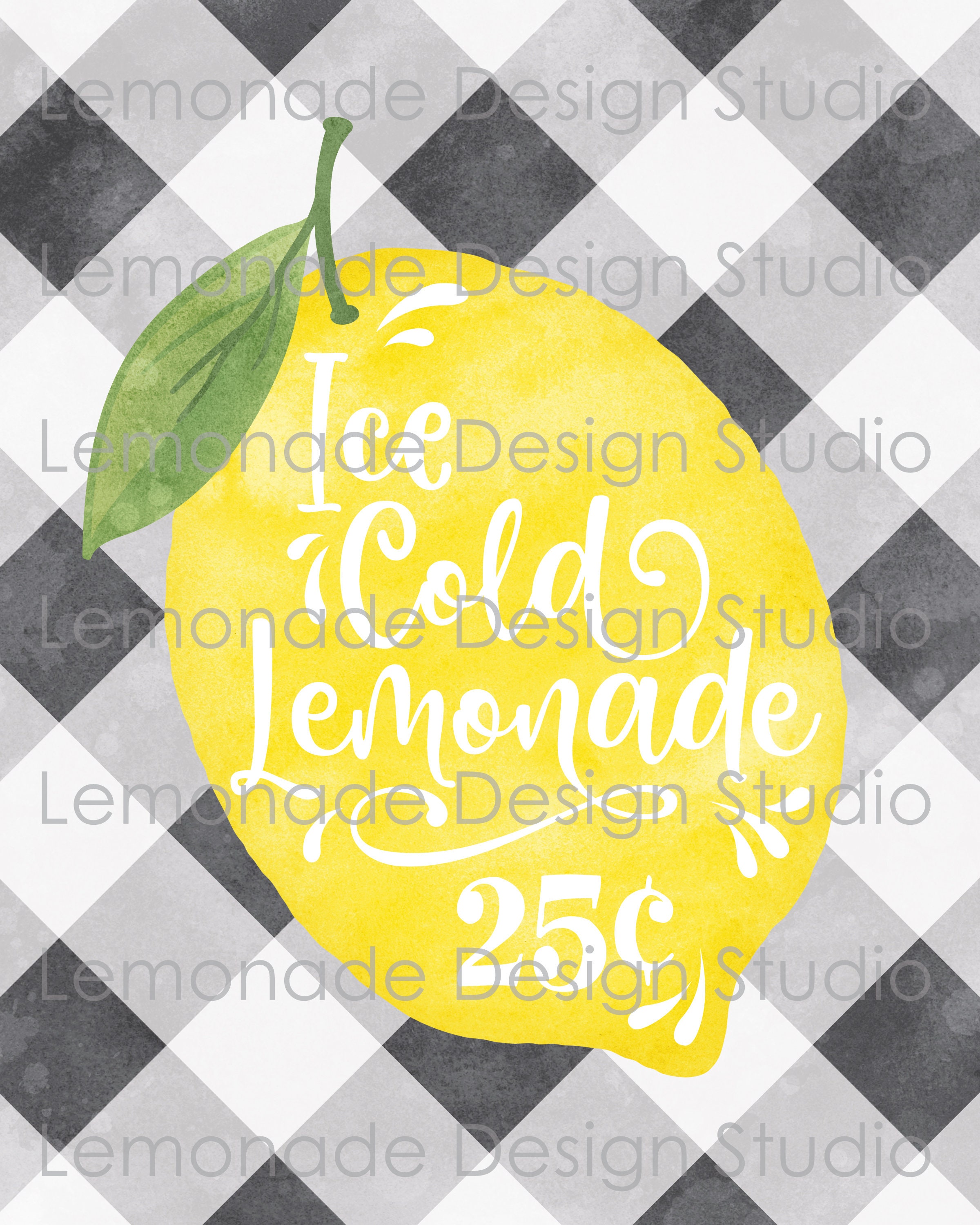 PRINTABLE Lemonade Sign Lemonade Stand Sign Farmhouse Decor | Etsy