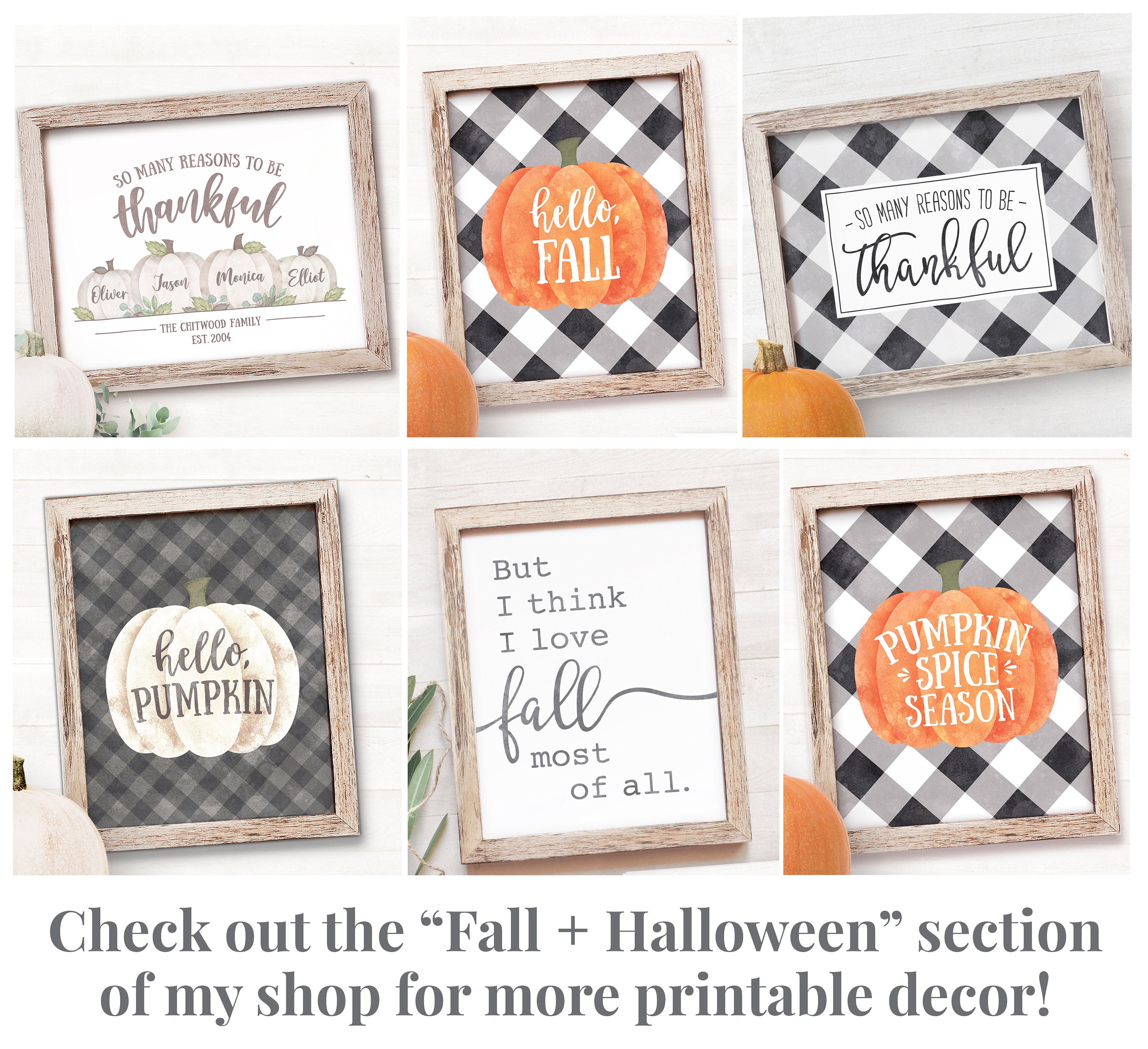 Farmhouse Halloween Decor PRINTABLE Farmhouse Halloween Sign | Etsy
