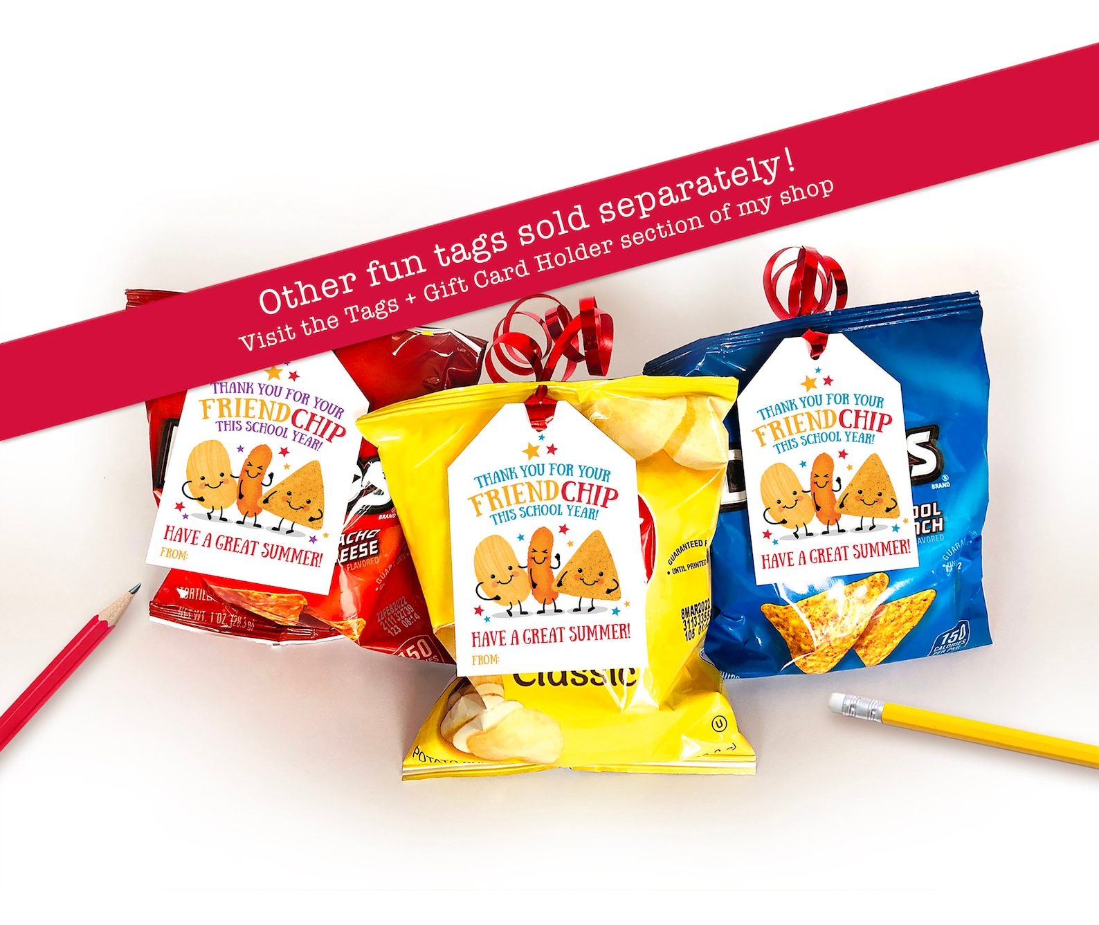 Printable Last Day of School Tag Classroom Snack Friend Tags Tag End of ...