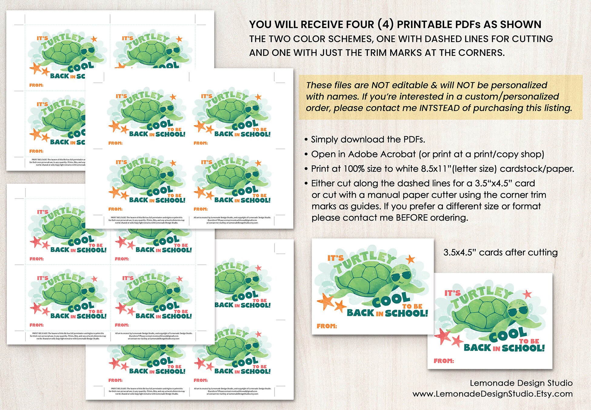 PRINTABLE Back to School Gift Tags for Students First Day of School ...