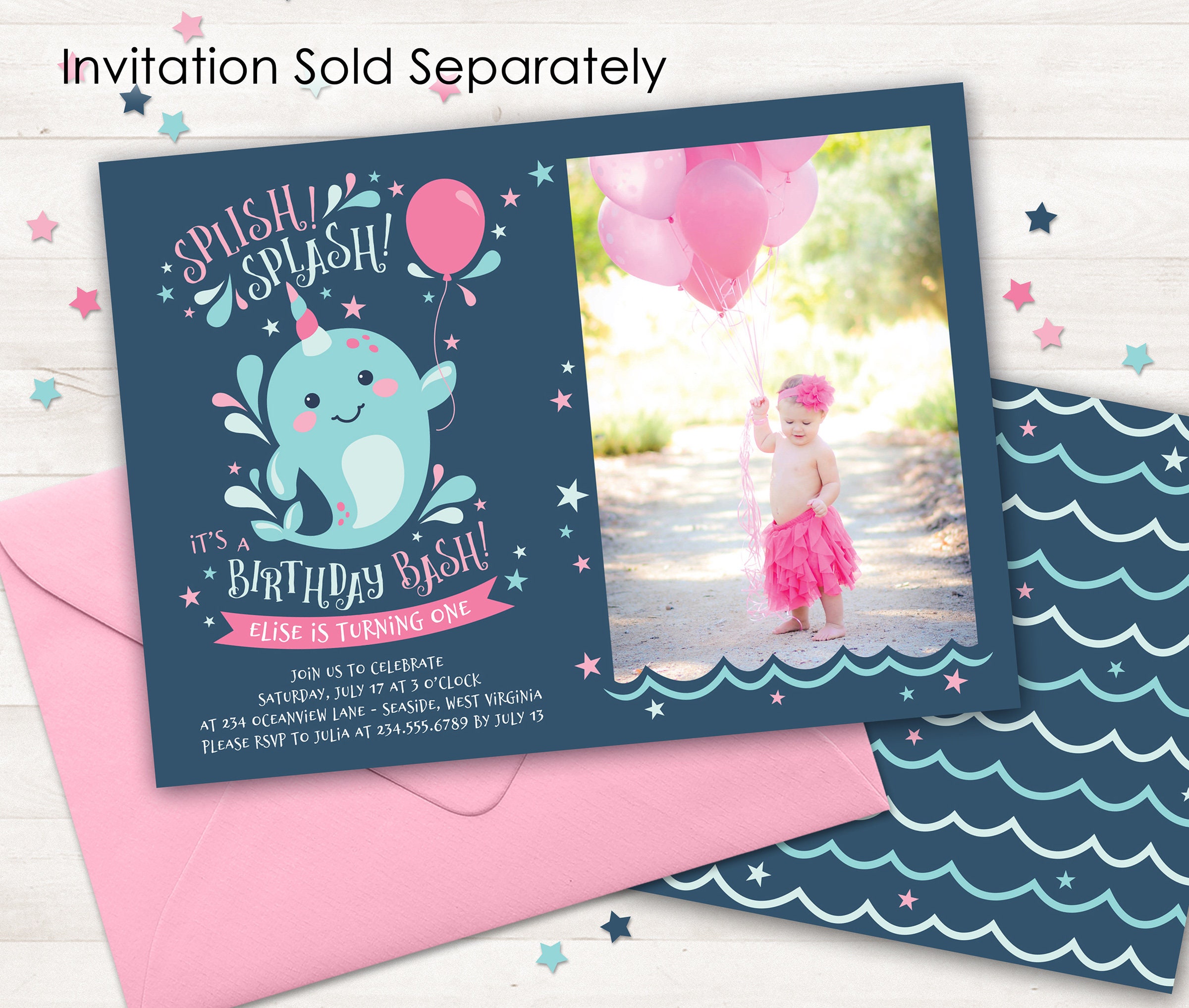 PRINTABLE Narwhal Party FAVOR TAGS Narwhal Party Printables - Etsy