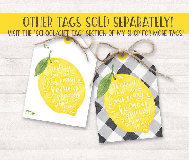 Back to School Teacher Gifts Printable Happy First Day of School Gift Tag, Student Gift Tags, Classroom Gifts Classmates Apple Buffalo Plaid image 8