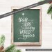 Printable Holiday Sign Chalkboard Christmas Decor Printable Christmas ...