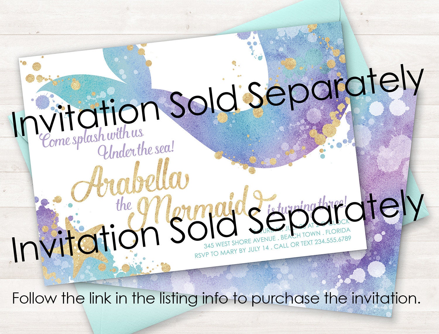 PRINTABLE Mermaid Banner Mermaid Bunting Mermaid Party - Etsy