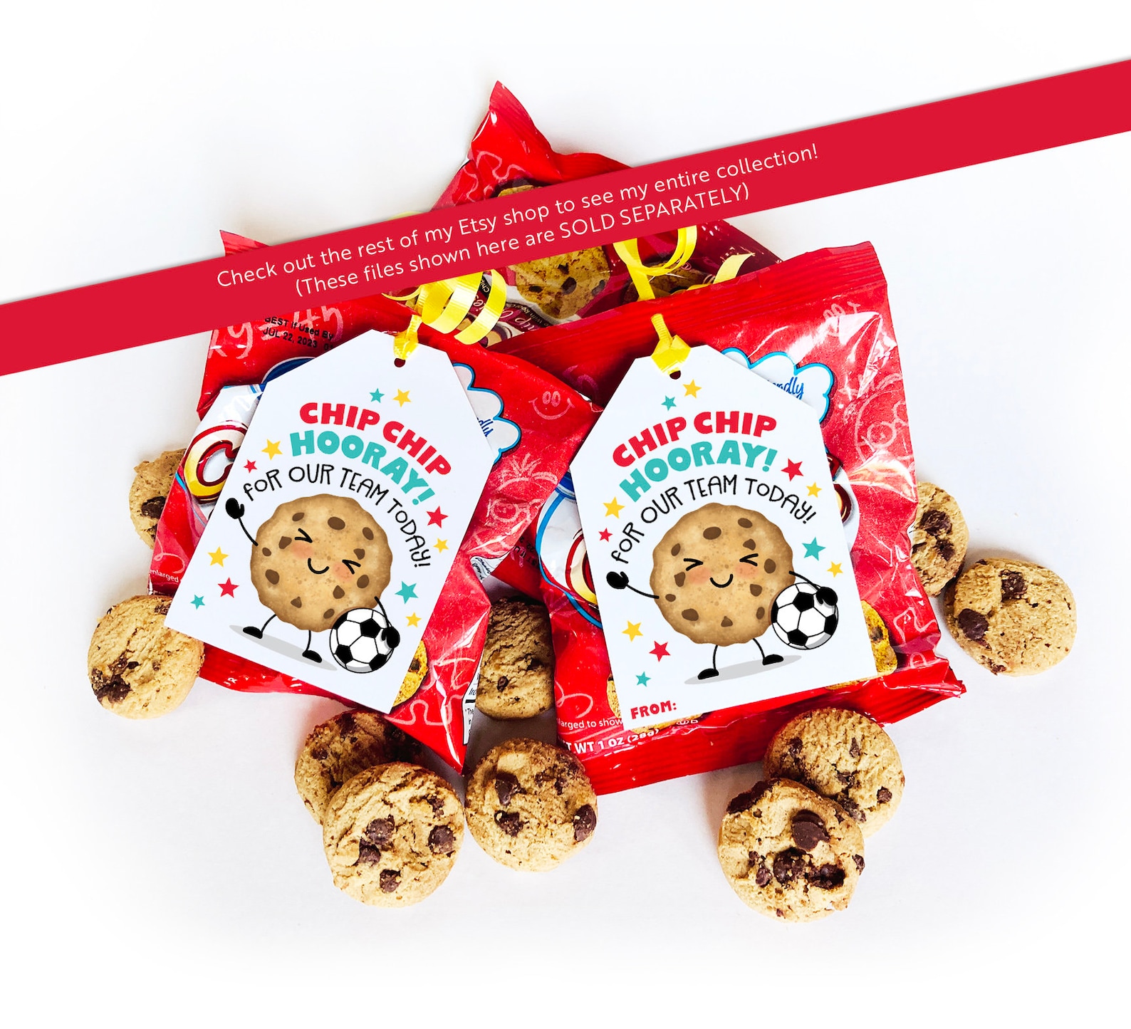 Printable Soccer Team Snack Tag Treat Tag Great Season Cookie Tag Good ...
