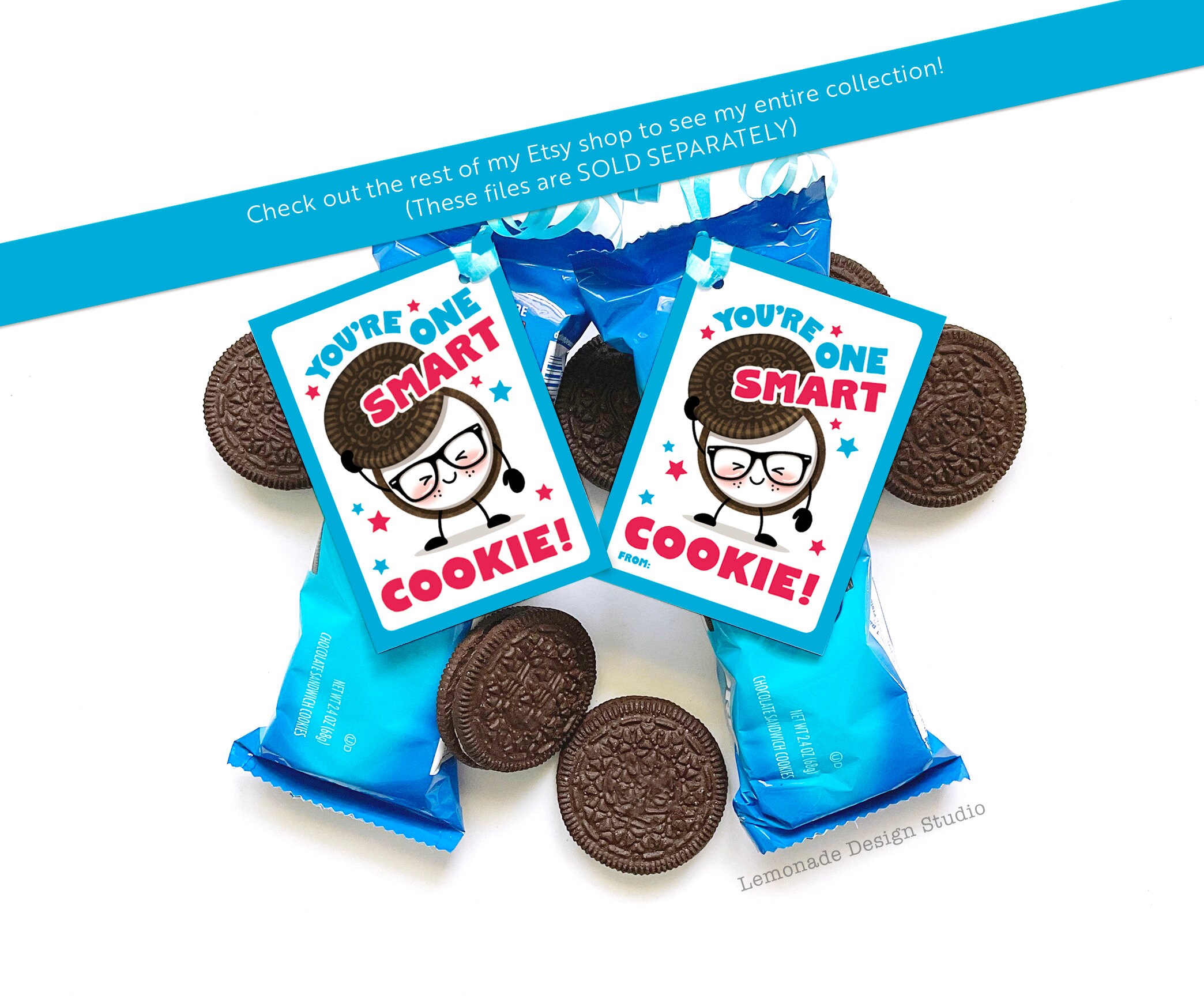 Printable You're One Smart Cookie Classroom Treat Tag Gift Tag Testing ...