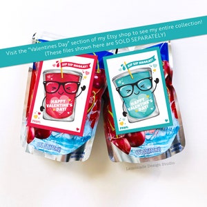 Kids Classroom Valentines Printable Valentine Tags for Crispy Rice ...