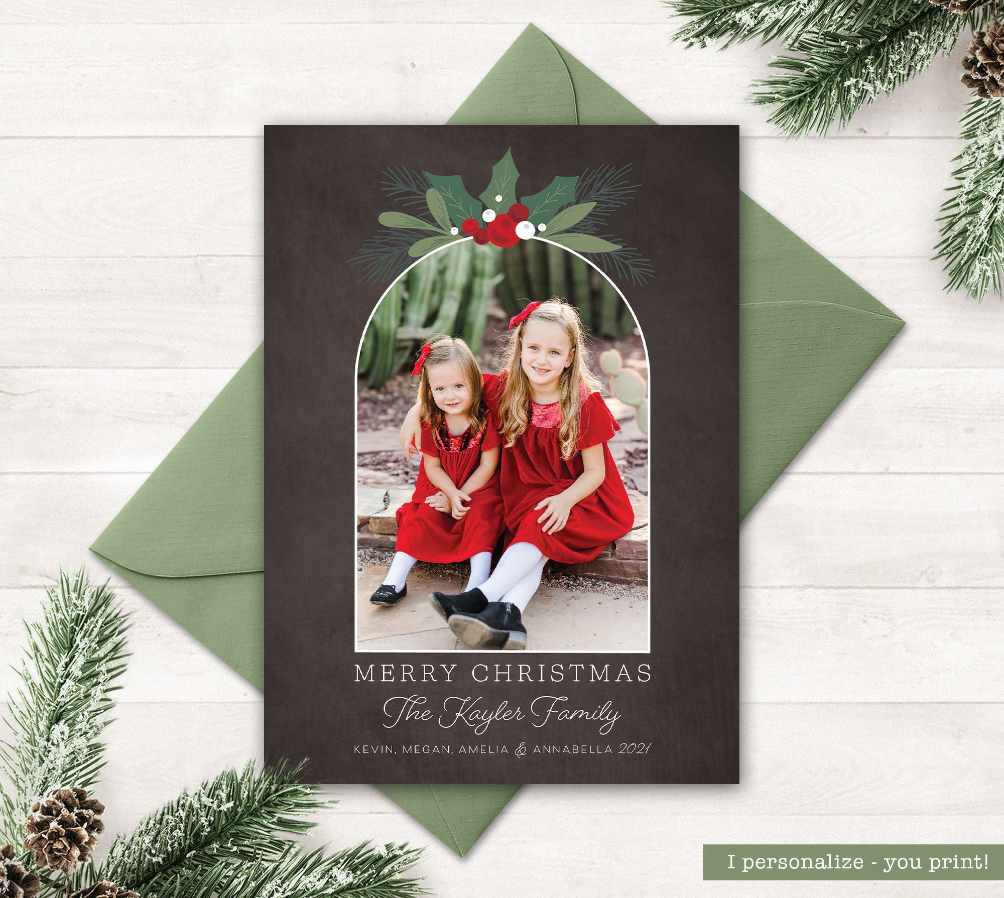 Printable Christmas Card With Photo Holiday Card Printable - Etsy India printable-christmas-card-with-photo-holiday-card-printable-etsy-india
