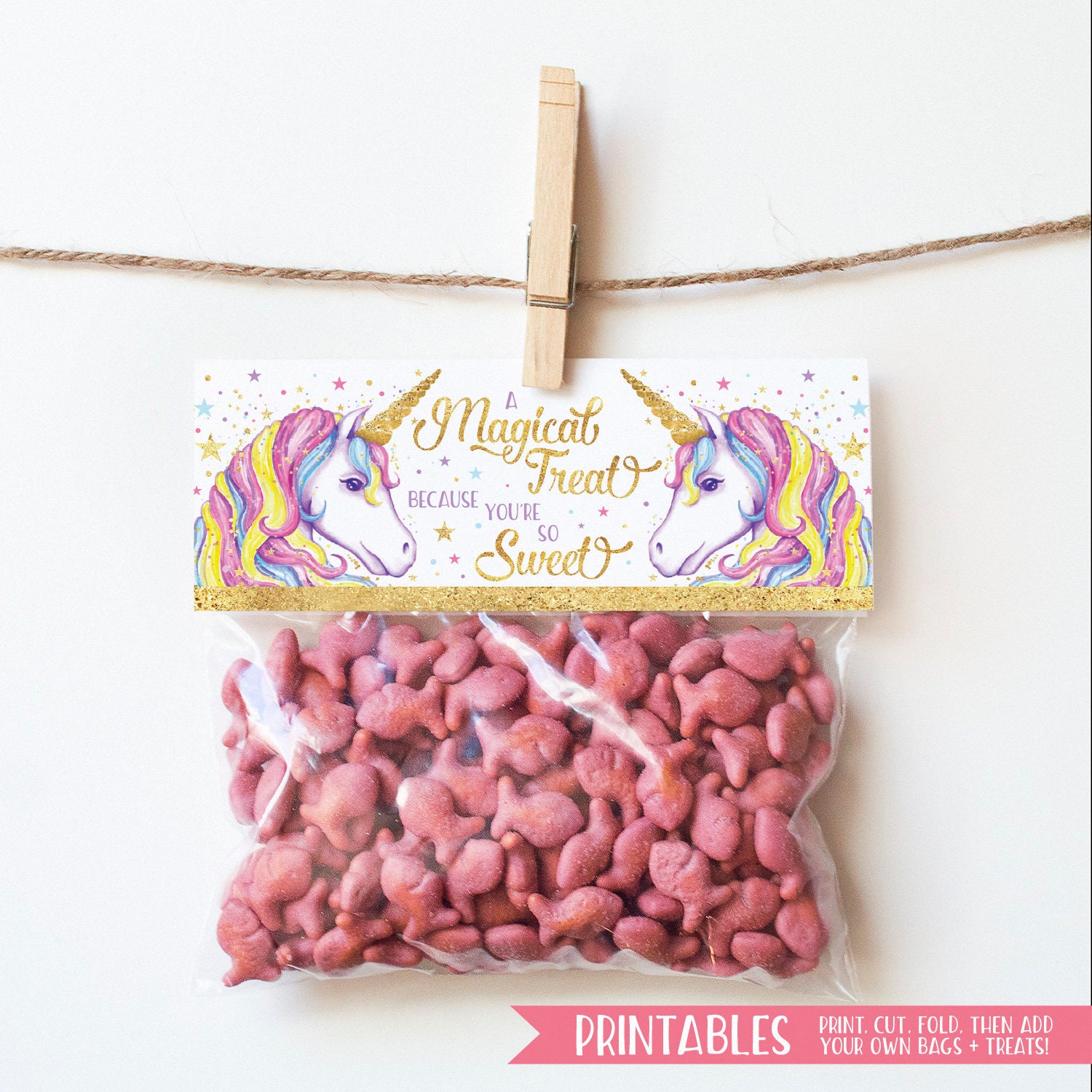 Valentines Chip Bag Template, Chip Packet, Chip Bag Printable