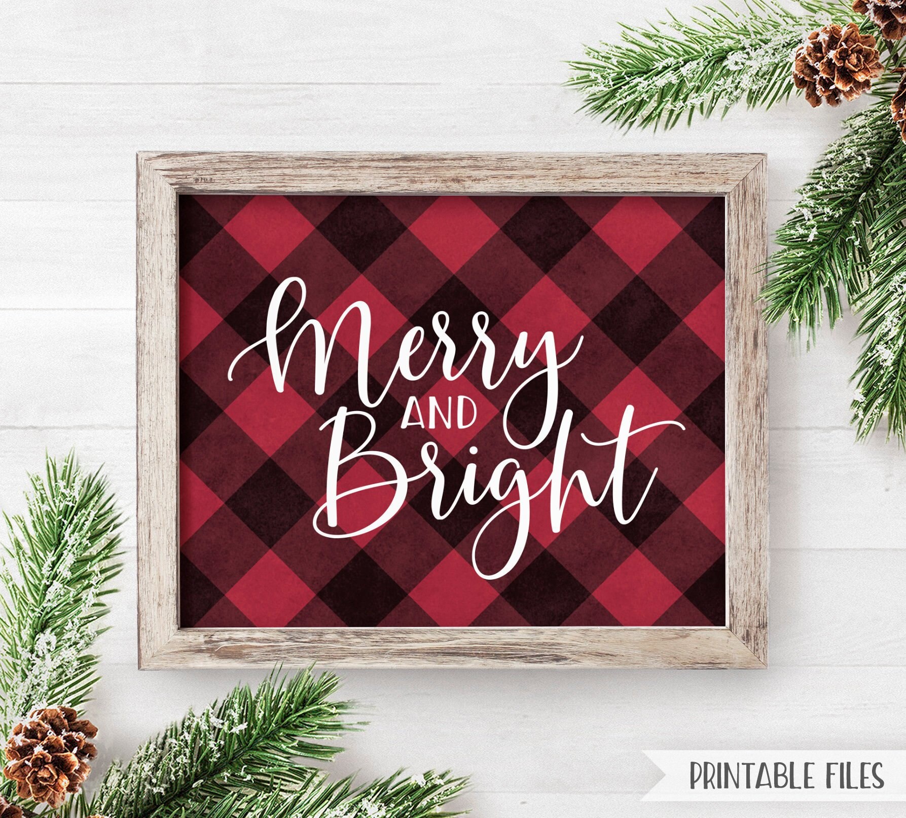 Buffalo plaid christmas Clearance