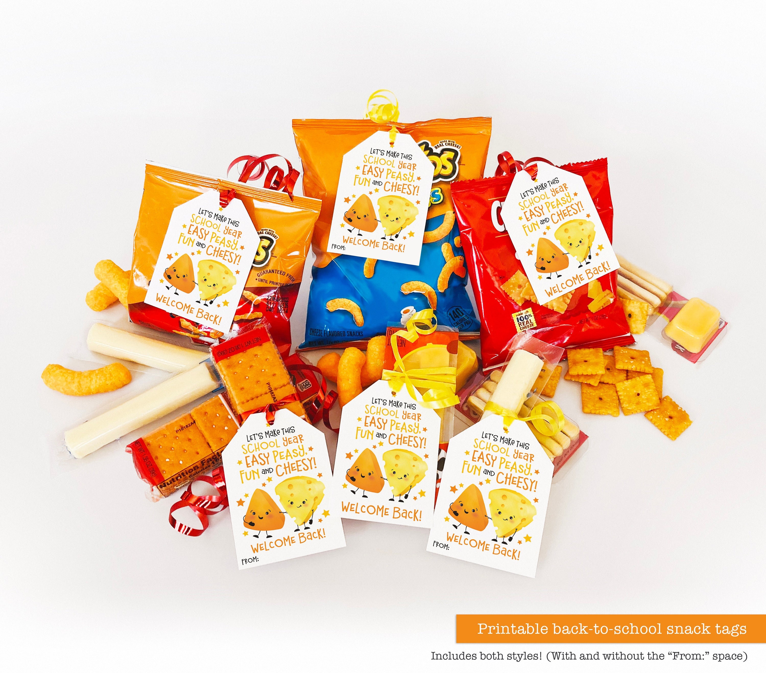 Printable Back to School Gift Tags for Students Snack Tag - Etsy