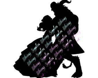 Beauty and the Beast Tale As Old As Time Digital File Clip Art PNG SVG JPG