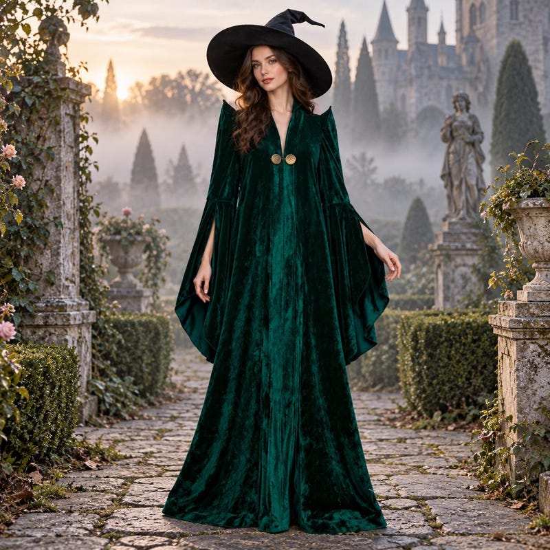 Magive Robe Magic Mage Cosplay - Etsy