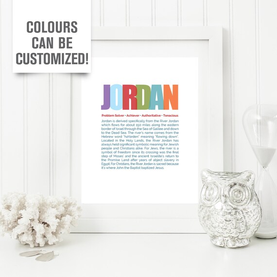 Name Meaning Art Name Meaning Baby Baby Room Name Art Etsy