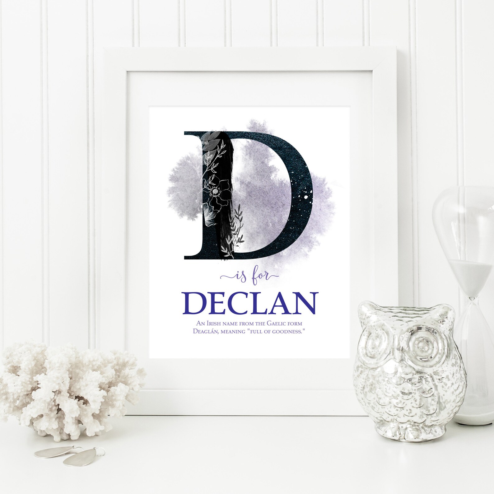 Personalized Baby Gift Name Meaning Print Baby Name Etsy