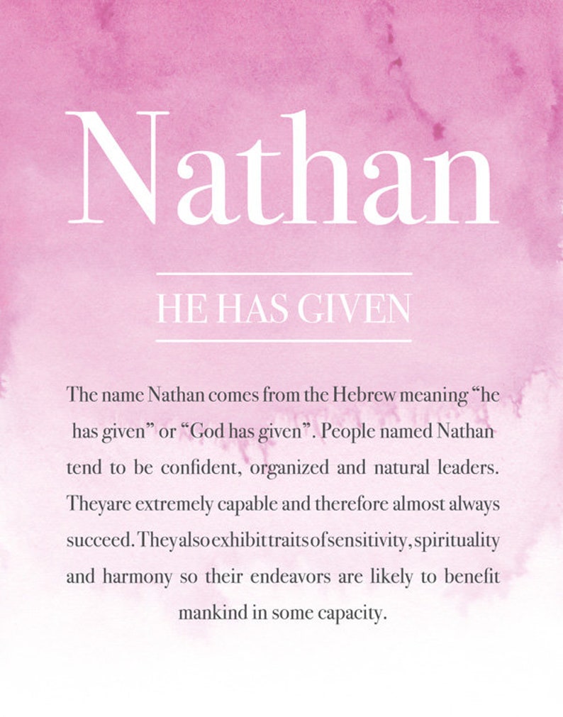 Baby Boy Gift Personalized Baby Gift Name Meaning Print Etsy