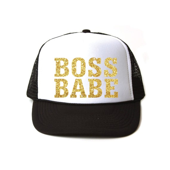 BOSS BABE Trucker Hat Boss Hat Boss Gift Gifts for Her Custom