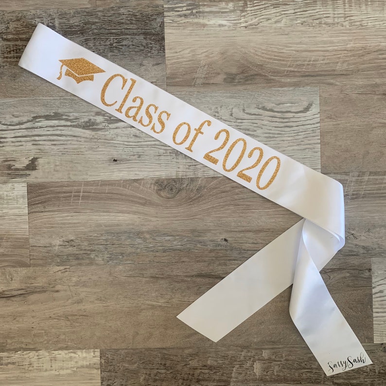 Custom Class of 2023 Graduation Sassy Sash / Grad Sash / Senior Night sash / 2023 / High School sash image 1