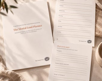Mental Load Planner for Parents | Printable A4 Family Planner | Weekly Organisation, Meal Planning & Home Management PDF