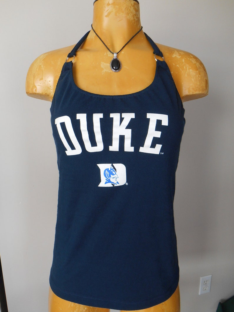Duke Blue Devils halter top Reconstructed DIY College Basketball