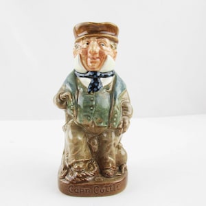 Royal Doulton &#39;Toby Jug&#39; of &#39;Capn Cuttle&#39; -  Royal Doulton, England - Ceramic Character Jug - From the &#39;30s - Collectible