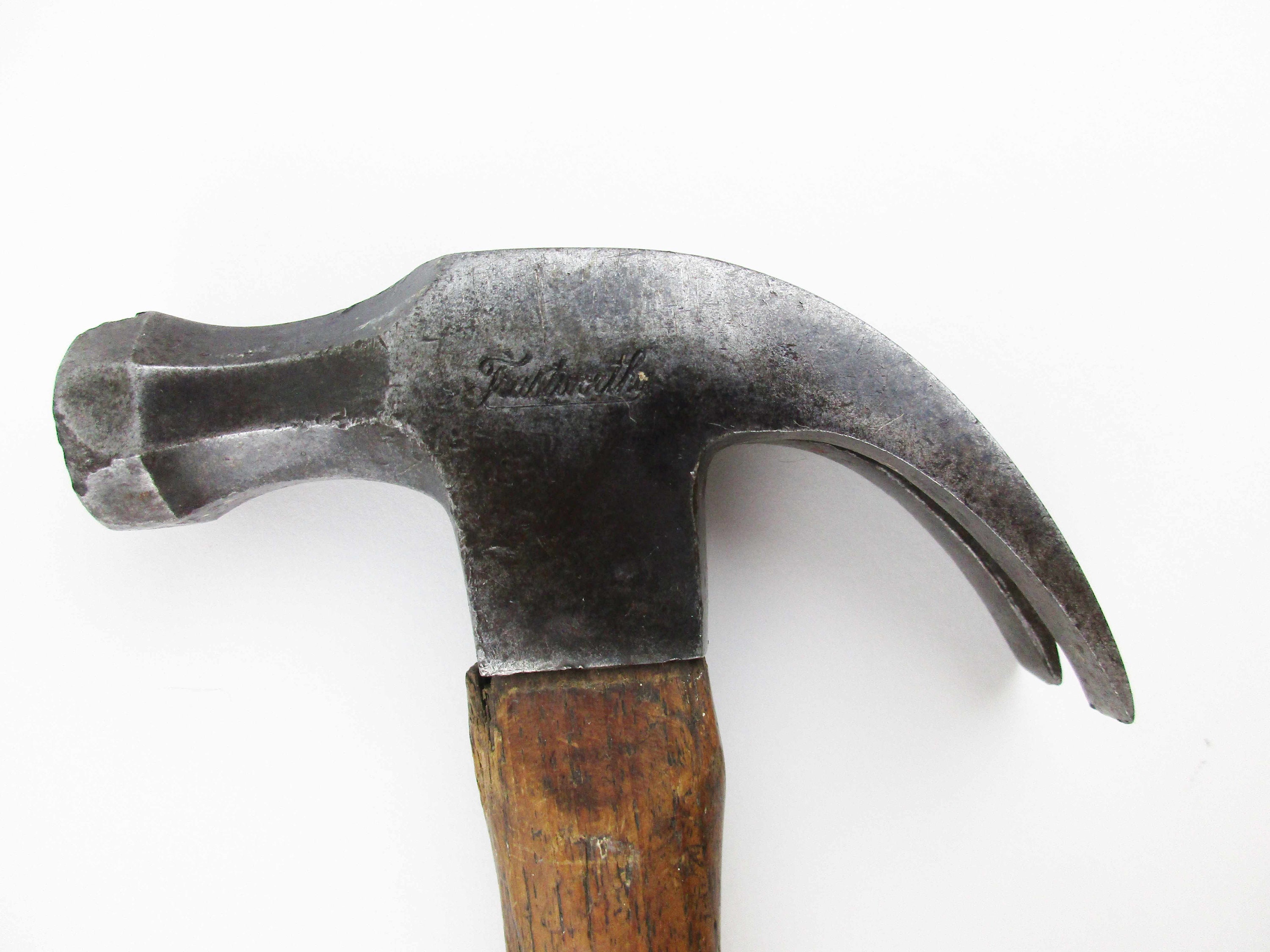 Antique Claw Hammers Oak Handle Hammers Steelhead Etsy