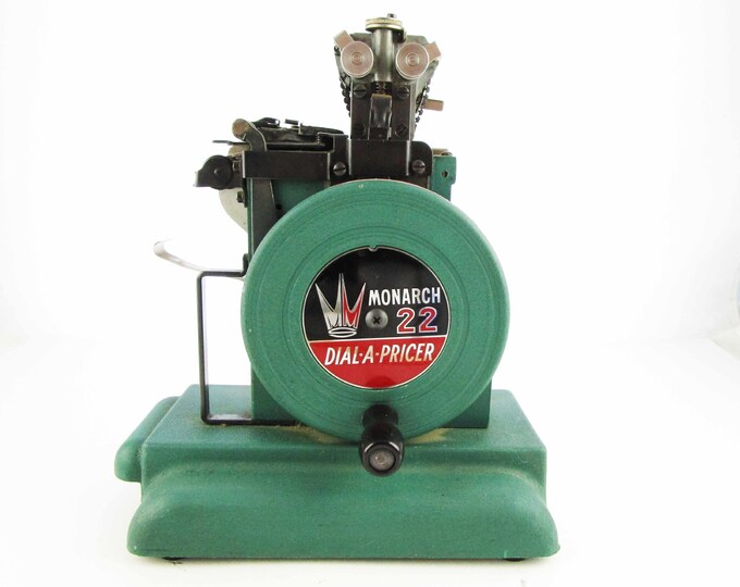 Price R Machine Vintage Engineering - 'monarch 22, Dial-a-pricer' - Big Green Machine ...