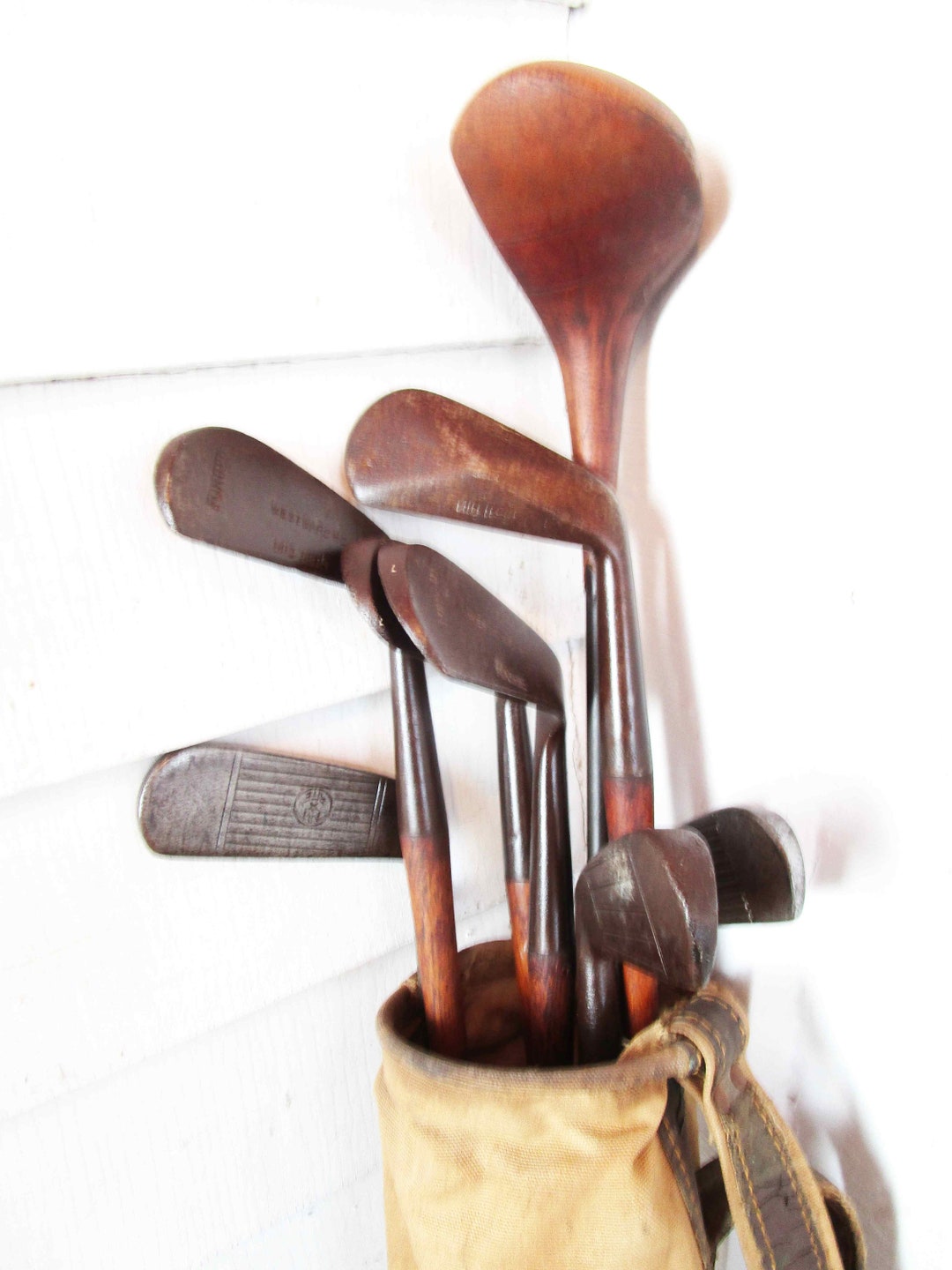 A Vintage Wood Shaft Golf Club Antique Sale Find Hand-forged No.4 ...