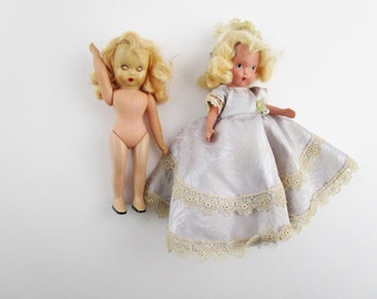 Vintage Nancy Ann Storybook Dolls: Composite & Plastic, Blonde Hair