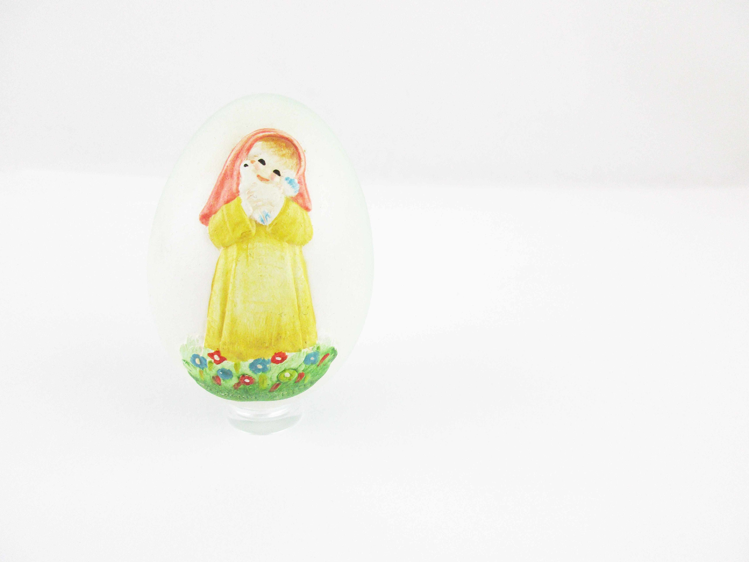 Vintage Ferrandiz Anri Italy Easter Eggs Wood Hand Carved