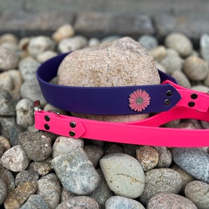 Leash designed for handicapped dog- Biothane leash for use with mobility harness, handicapped dog, mobility problems, front end weakness