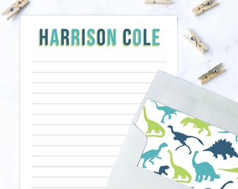 boys letter writing set