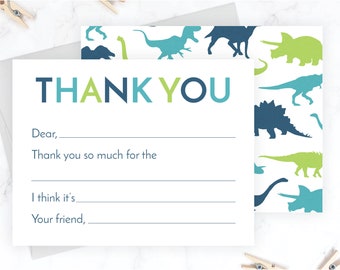 Note Cards Dinosaur Kids High Quality 12 Note Cards Thank You Notes Dinos Stationary For Kids