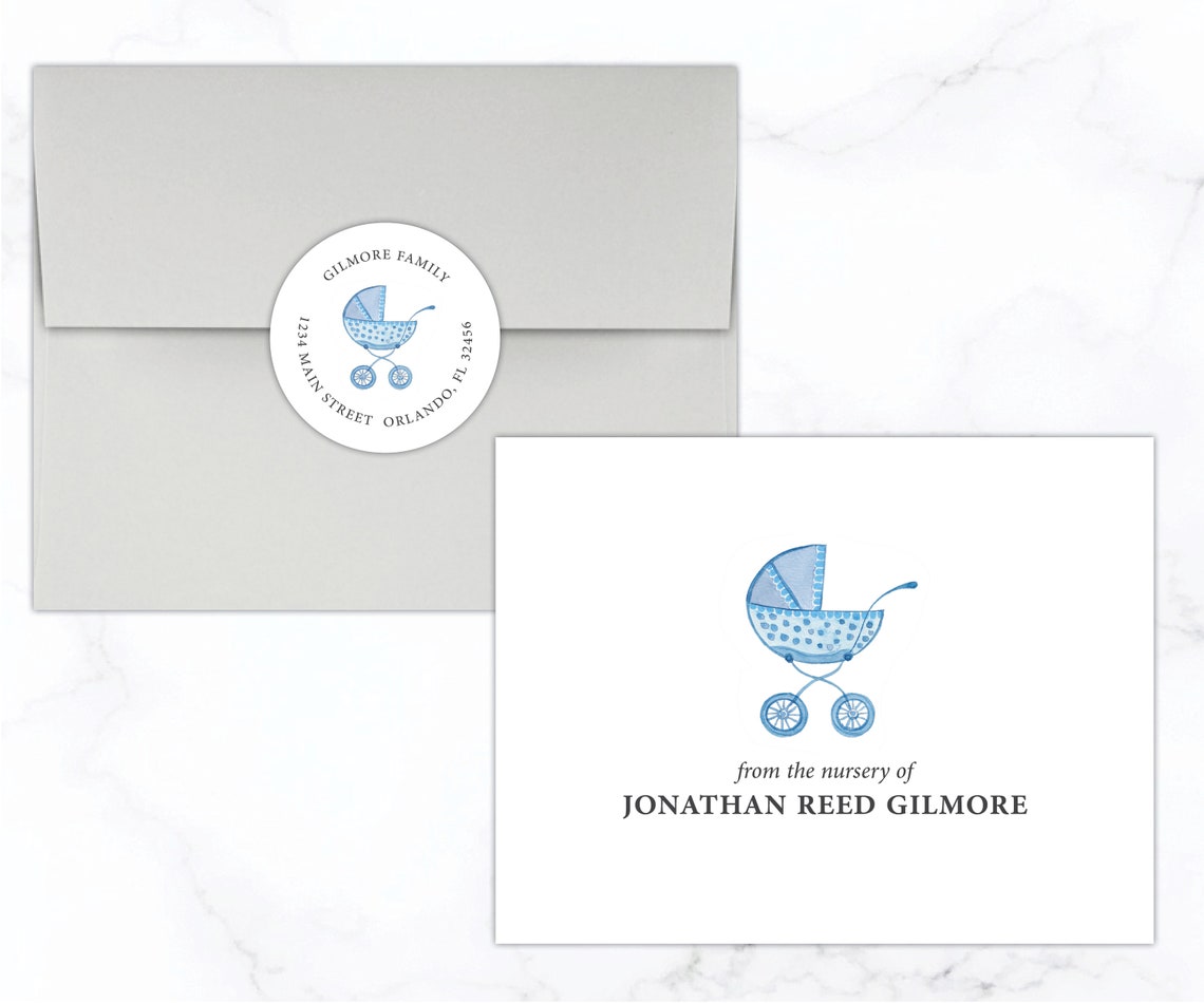 Baby Boy Stationery Set Baby Boy Stationary Set Baby Etsy