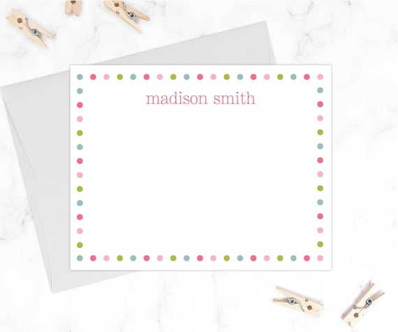 Kids Stationery Set Personalized Kids Stationary Set Colorful